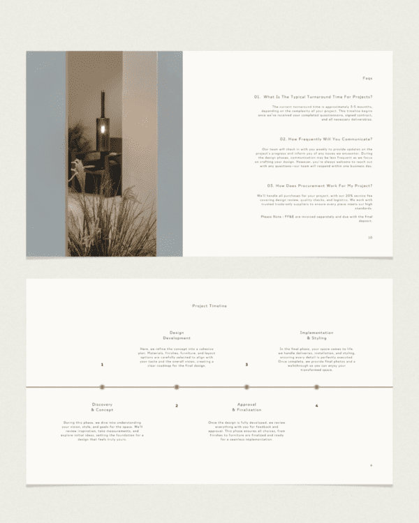Ecru Welcome Guide Hover