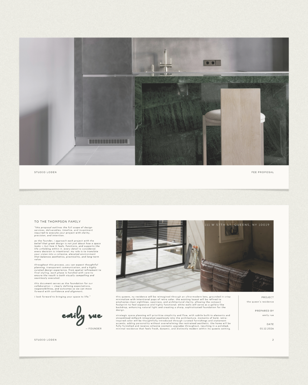 Loden | Fee Proposal